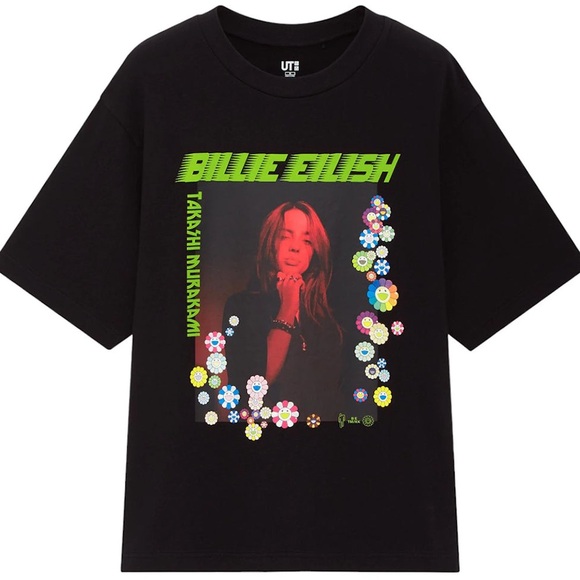 Billie Eilish x Takashi Murakami x Uniqlo Photo Tee, NWOT - Picture 1 of 4